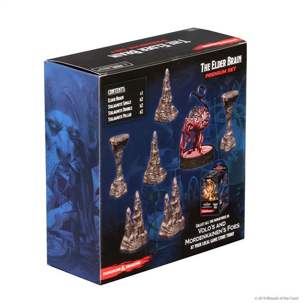 D&D Icons of the Realms - Volo & Mordenkainen's Foes - Elder Brain & Stalagmites Premium Figure - Case Incentive, English