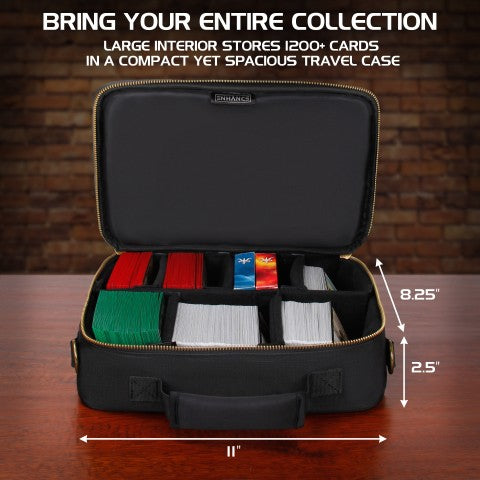 ENHANCE Trading Card Games Trading Card Travel Case