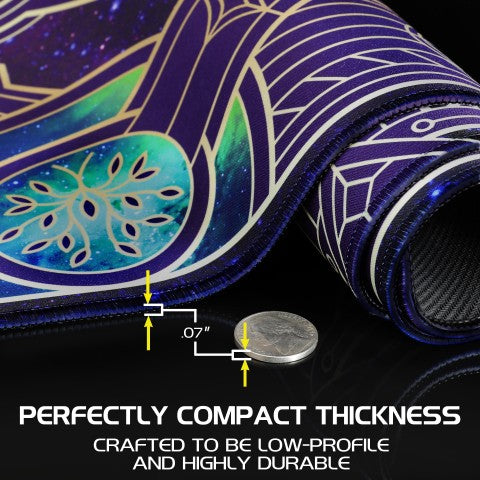 ENHANCE Trading Card Games TCG Playmat with Stitched Edges (Stars)