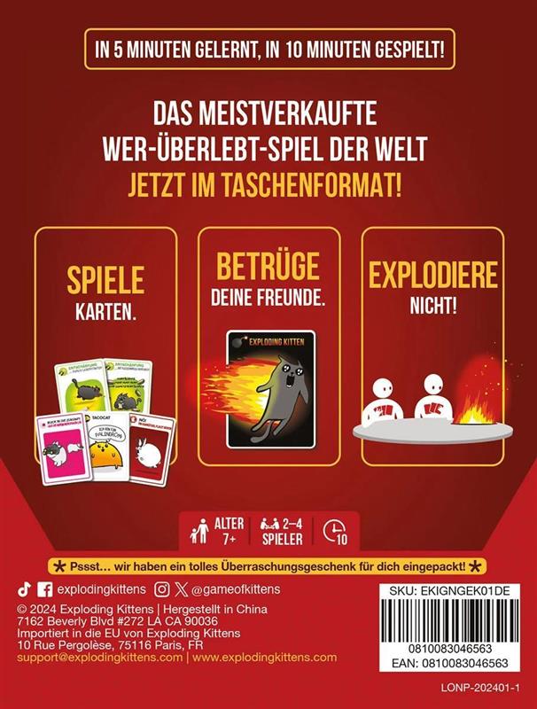 Exploding Kittens: Grab & Game (DE)