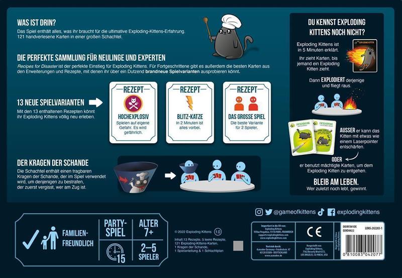 Exploding Kittens: Recipes for Disaster (GER)