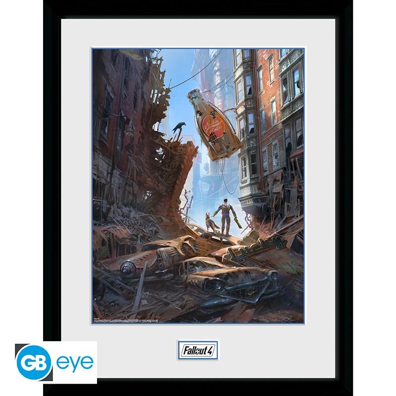 Fallout Poster im Rahmen Street Scene 30 x 40 cm