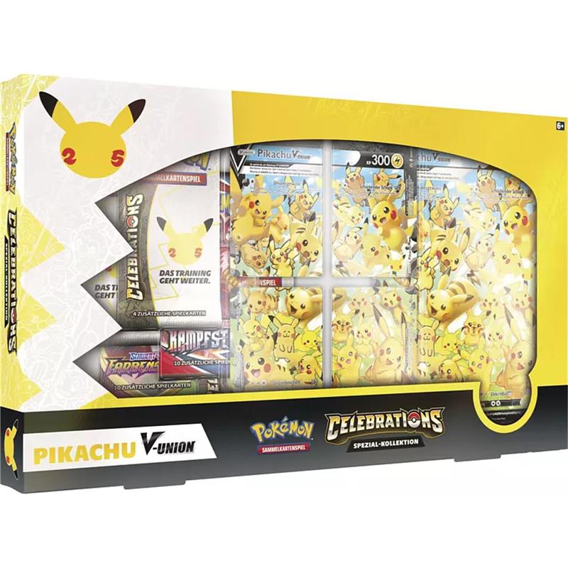 Pokémon 25h Anniversary Pikachu V-Union Box (GER)