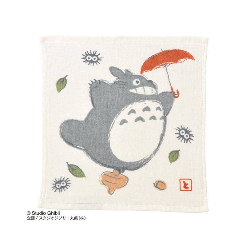 Mein Nachbar Totoro Mini-Handtuch "Totoro Umbrella" 34 x 36 cm