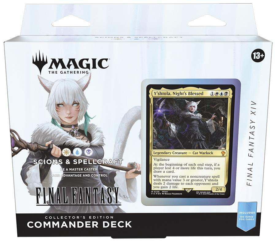 Magic: The Gathering Final Fantasy Commander Deck (GER) Scions & Spellcraft (White/Blue/Black)