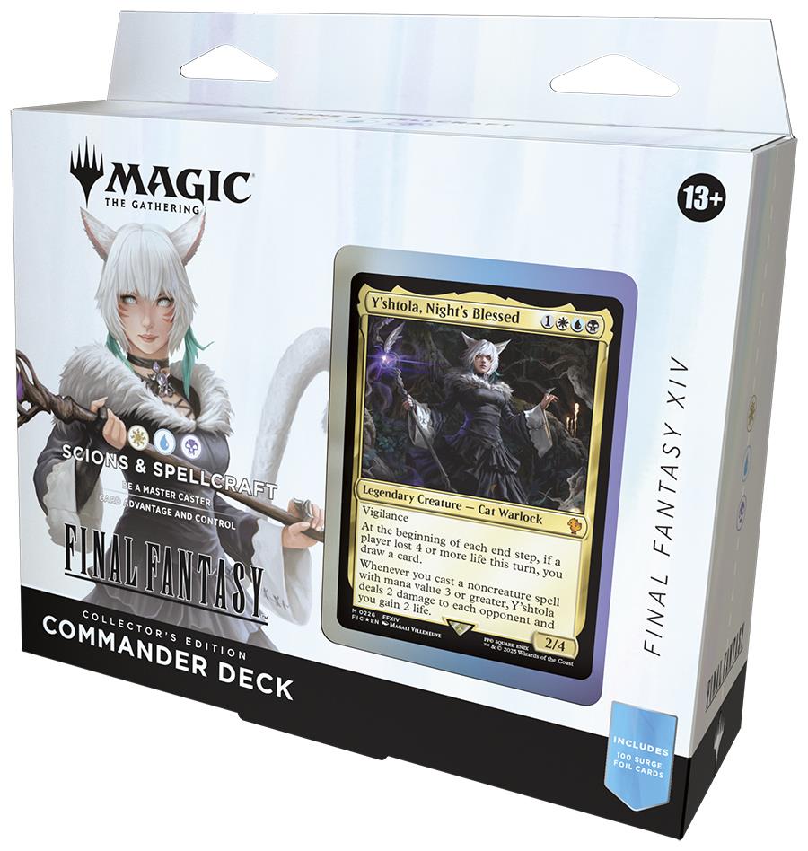 Magic: The Gathering Final Fantasy Commander Deck (GER) Scions & Spellcraft (White/Blue/Black)