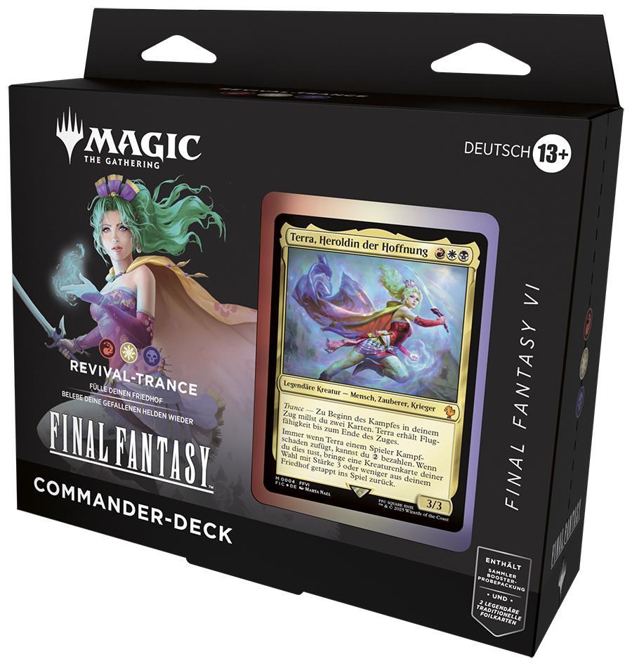 Magic: The Gathering Final Fantasy Commander Deck (GER) Revival Trance (White/Black/Red)