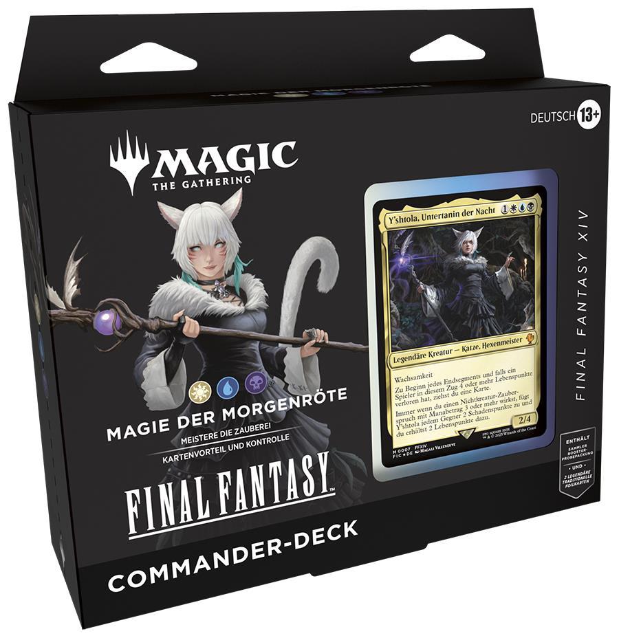 Magic: The Gathering Final Fantasy Commander Deck (GER) Scions & Spellcraft (White/Blue/Black)