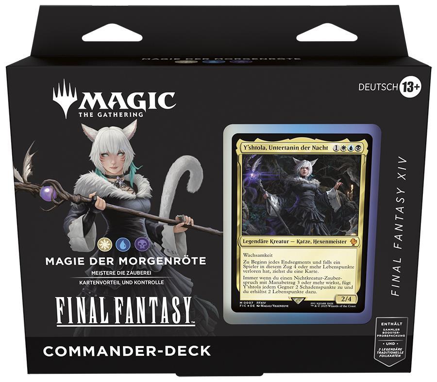 Magic: The Gathering Final Fantasy Commander Deck (GER) Scions & Spellcraft (White/Blue/Black)