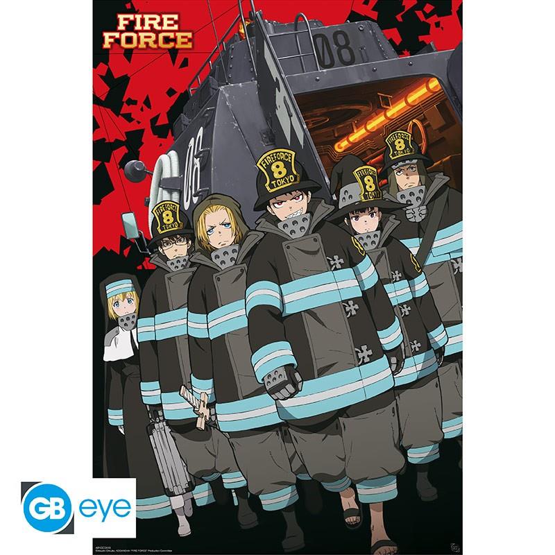 Fire Force Maxi-Poster "Key Art S1 Company 8" 91,5 x 61 cm