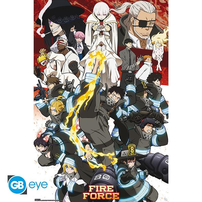 Fire Force Maxi-Poster "Key Art Seson 2" 91,5 x 61 cm