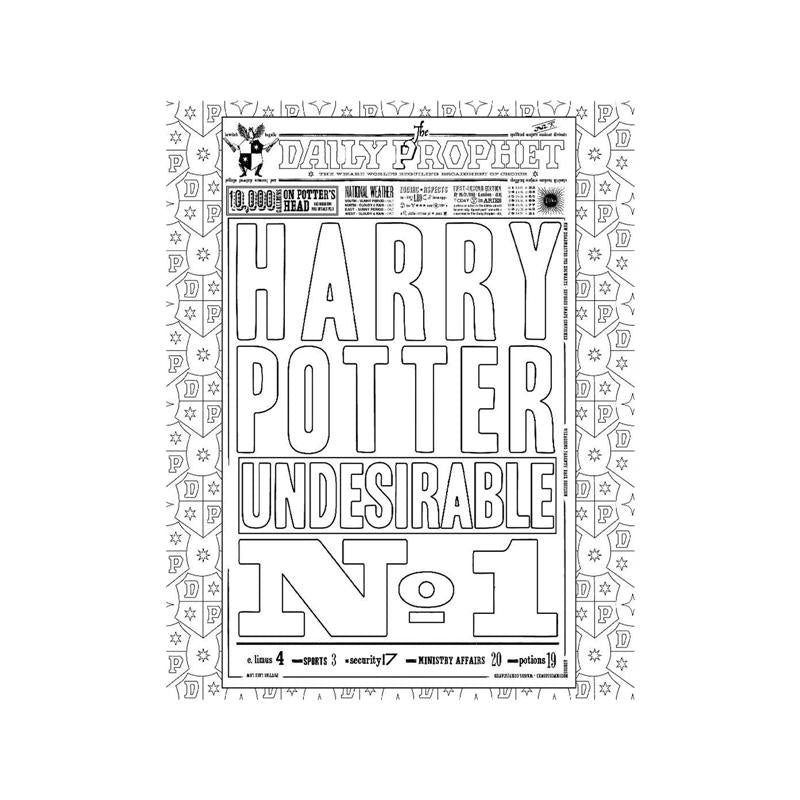 Harry Potter: Magische Requisiten - Malbuch