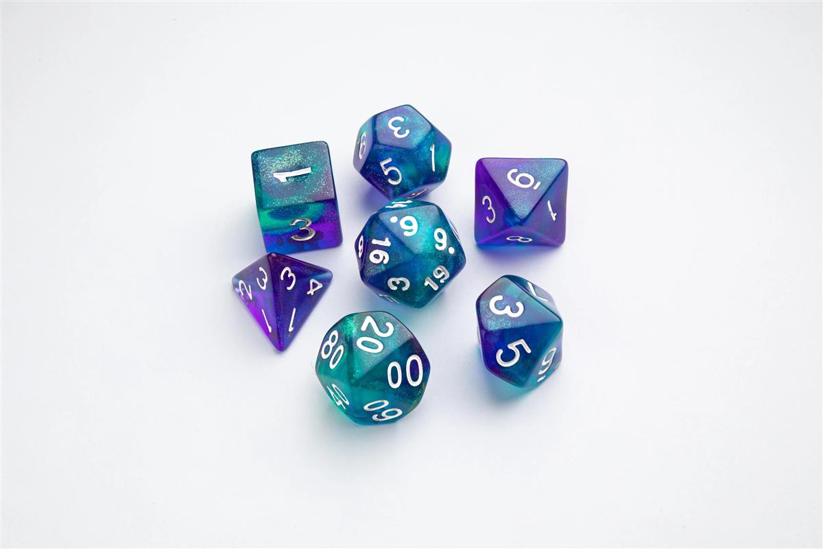 Galaxy Series - Neptune - RPG Dice Set (7)