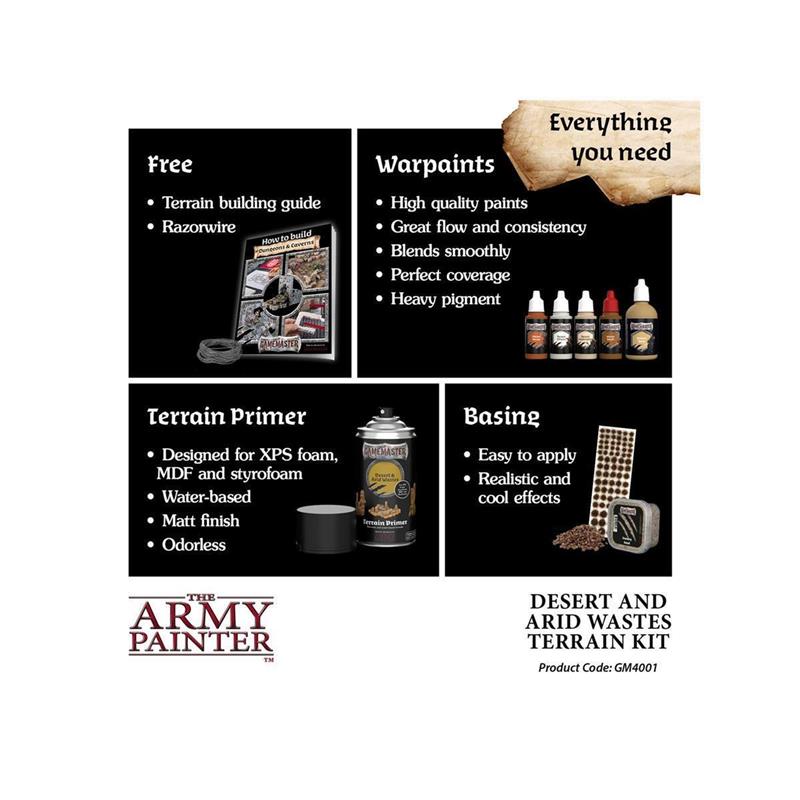 The Army Painter: Gamemaster - Desert & Arid Wastes Terrain Kit