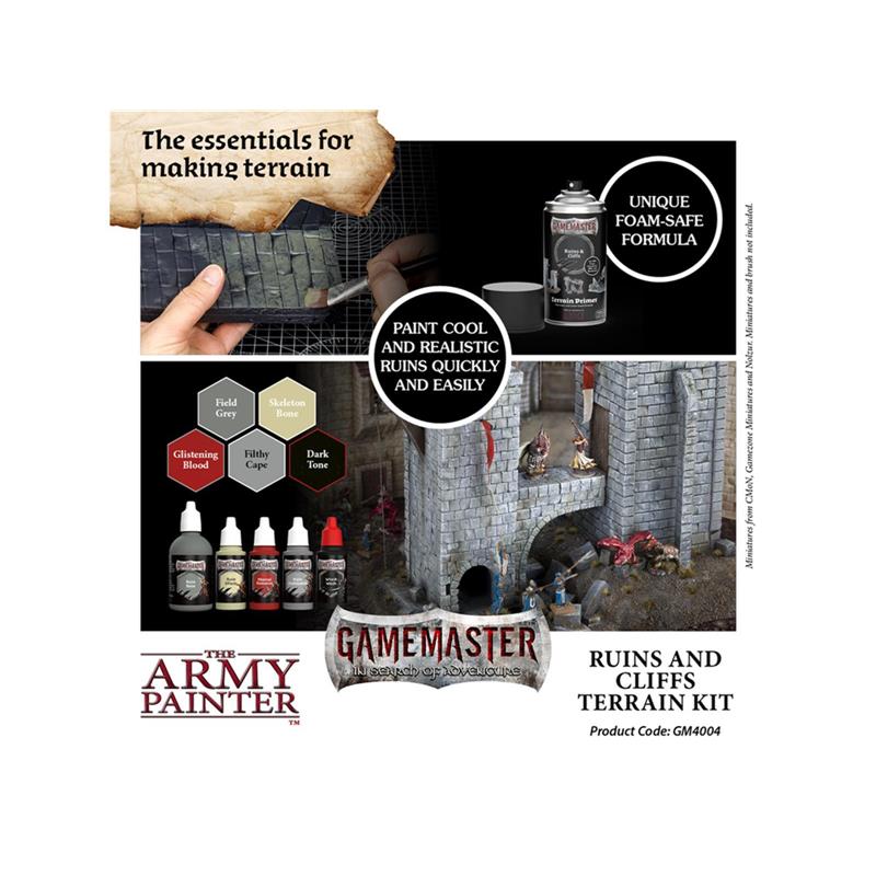 The Army Painter: Gamemaster - Ruins & Cliffs Terrain Kit
