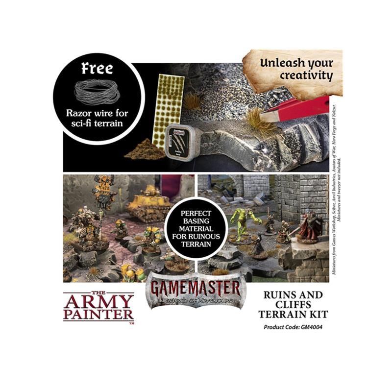 The Army Painter: Gamemaster - Ruins & Cliffs Terrain Kit