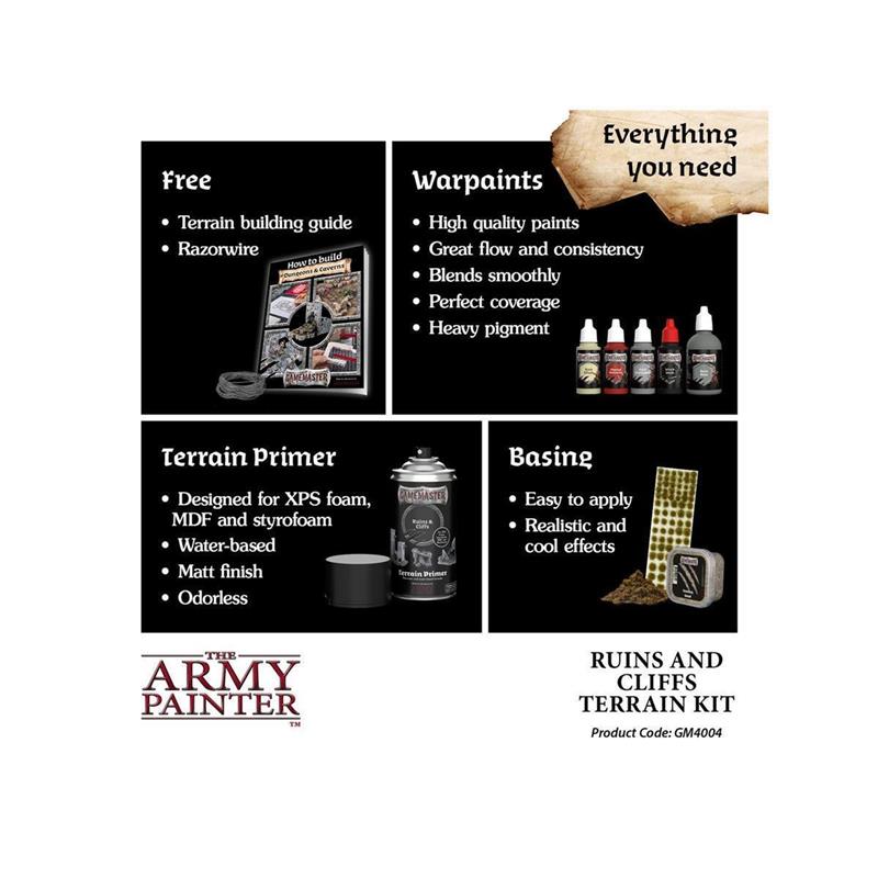 The Army Painter: Gamemaster - Ruins & Cliffs Terrain Kit