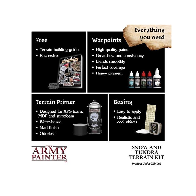 The Army Painter: Gamemaster - Snow & Tundra Terrain Kit