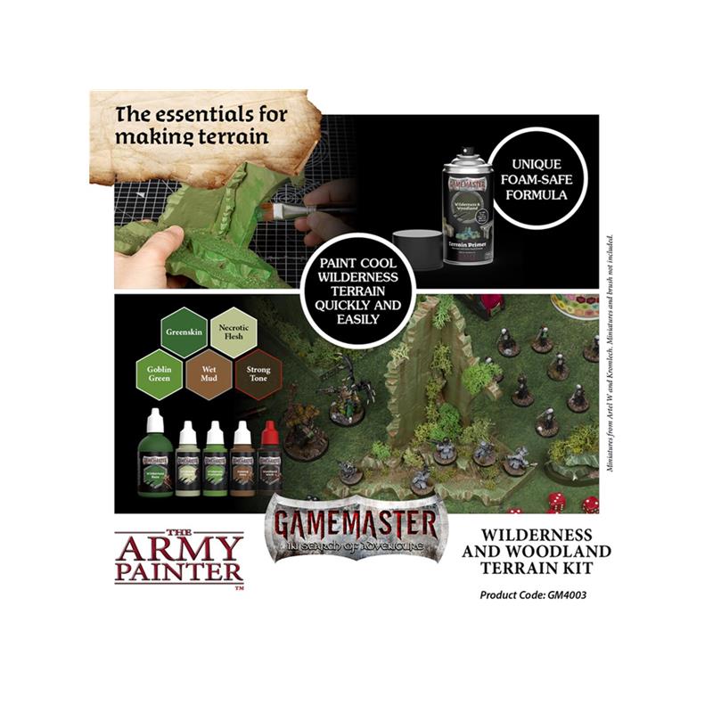 The Army Painter: Gamemaster - Wilderness & Woodlands Terrain Kit