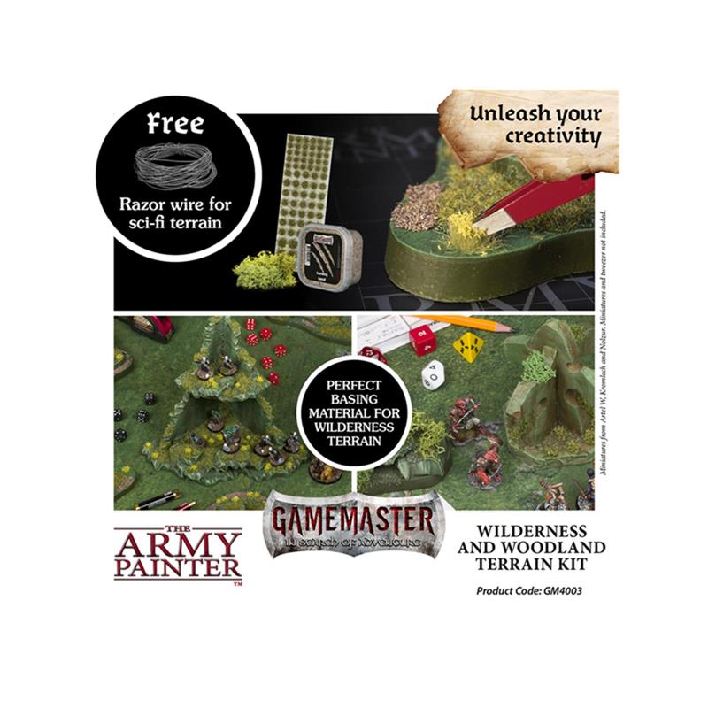 The Army Painter: Gamemaster - Wilderness & Woodlands Terrain Kit