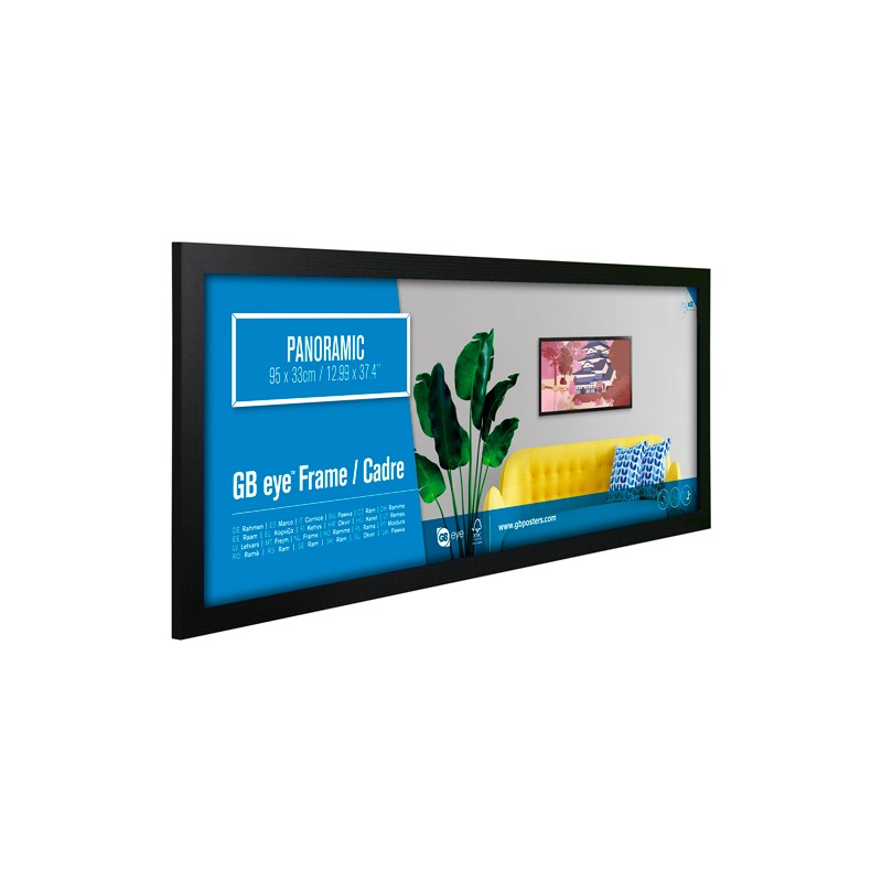 GBEye MDF Bilderrahmen 33 x 95 cm (schwarz)