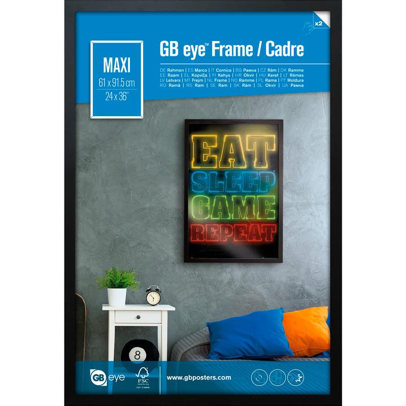 GBEye MDF Bilderrahmen Maxi 61 x 91,5 cm (schwarz)