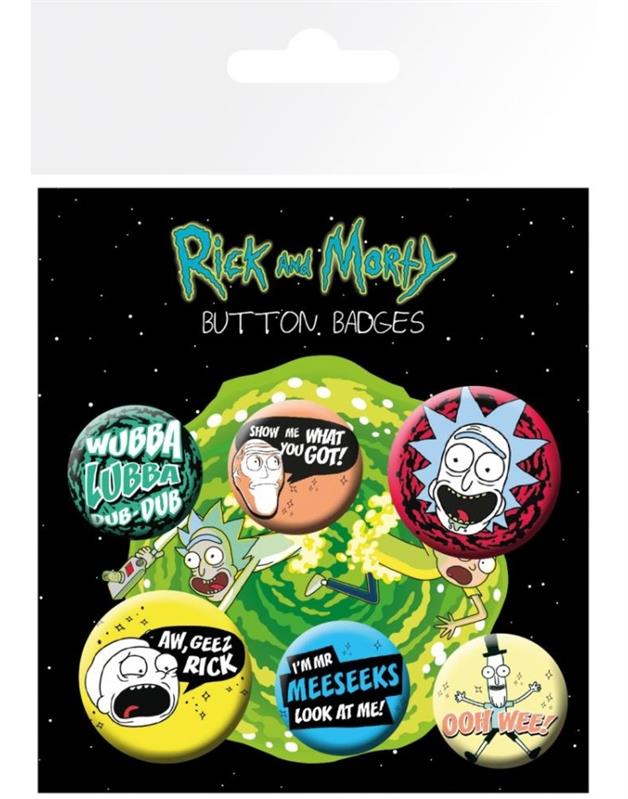 Rick and Morty Badge Pack "Mix"