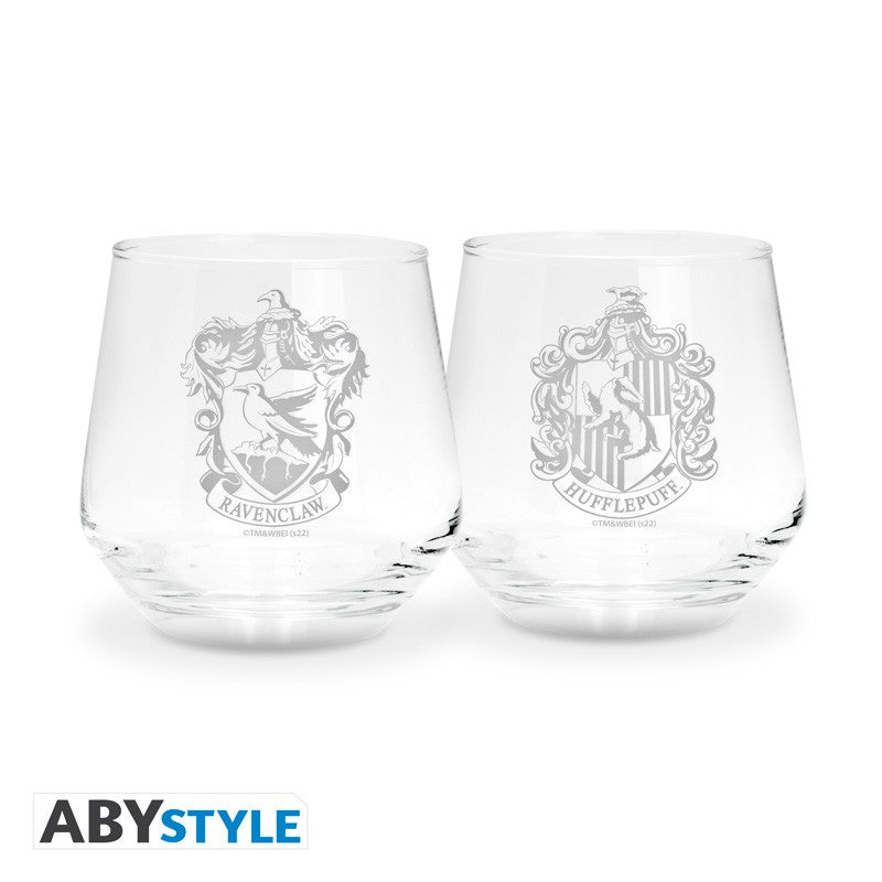 Harry Potter Glass Set "Ravenclaw & Hufflepuff" (2)