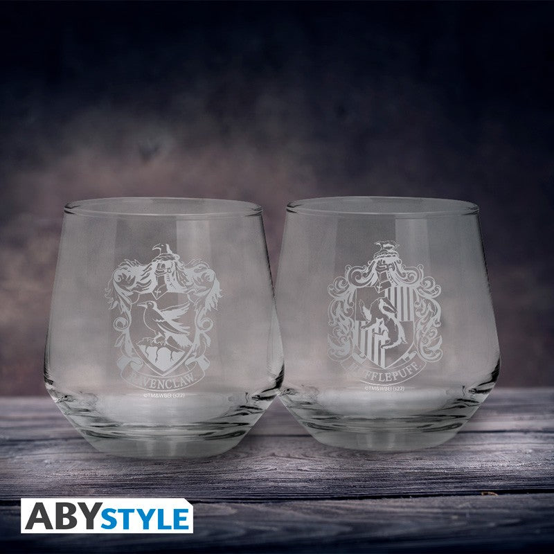 Harry Potter Glass Set "Ravenclaw & Hufflepuff" (2)