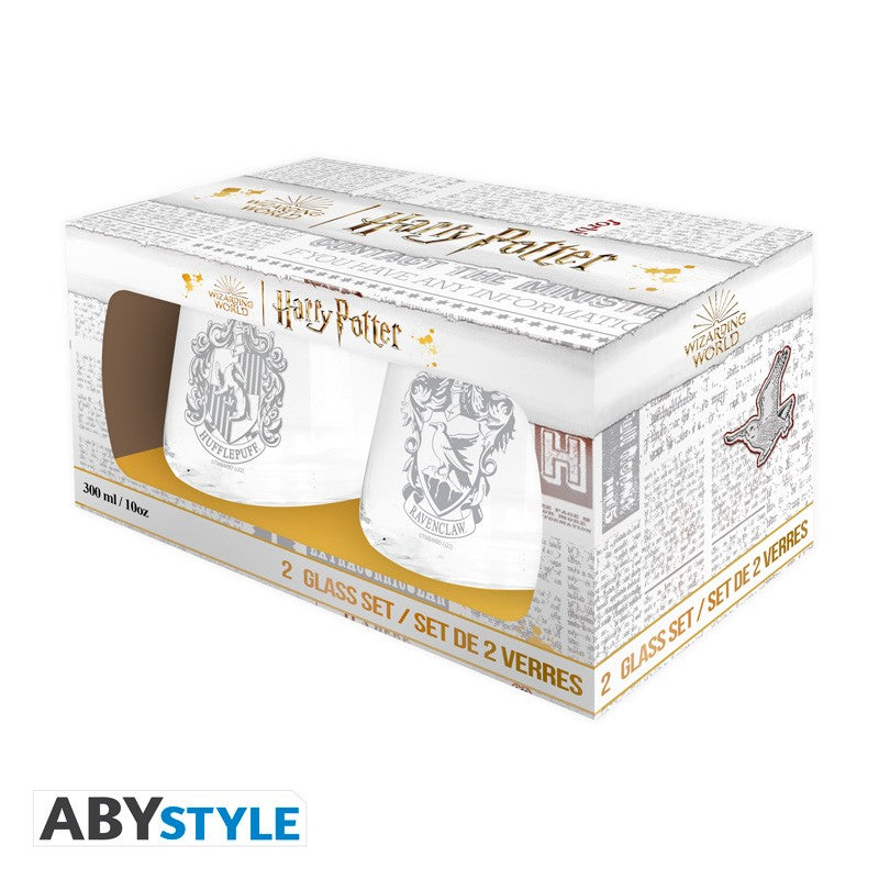 Harry Potter Glass Set "Ravenclaw & Hufflepuff" (2)