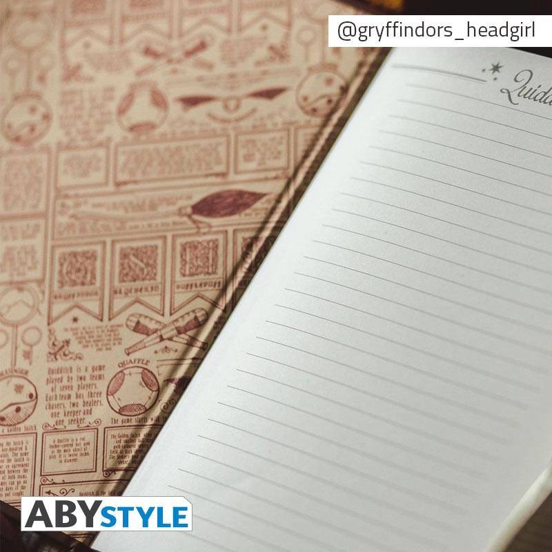Harry Potter A5 Notebook Quidditch