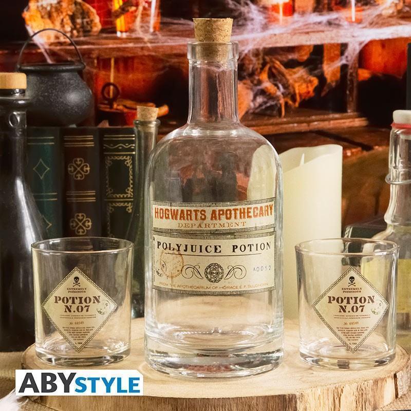 Harry Potter Bottle and glasses Set "Potion"