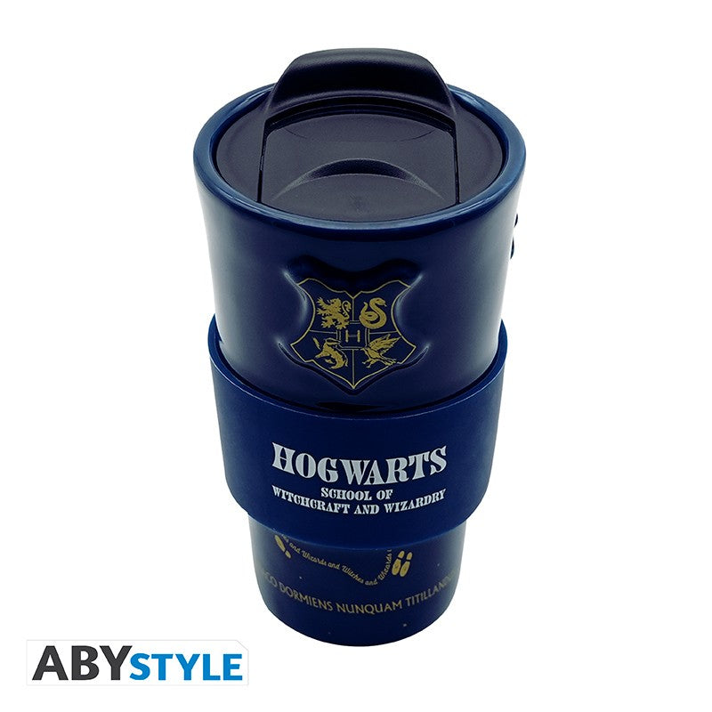 Harry Potter Keramik Reisebecher "Hogwarts"