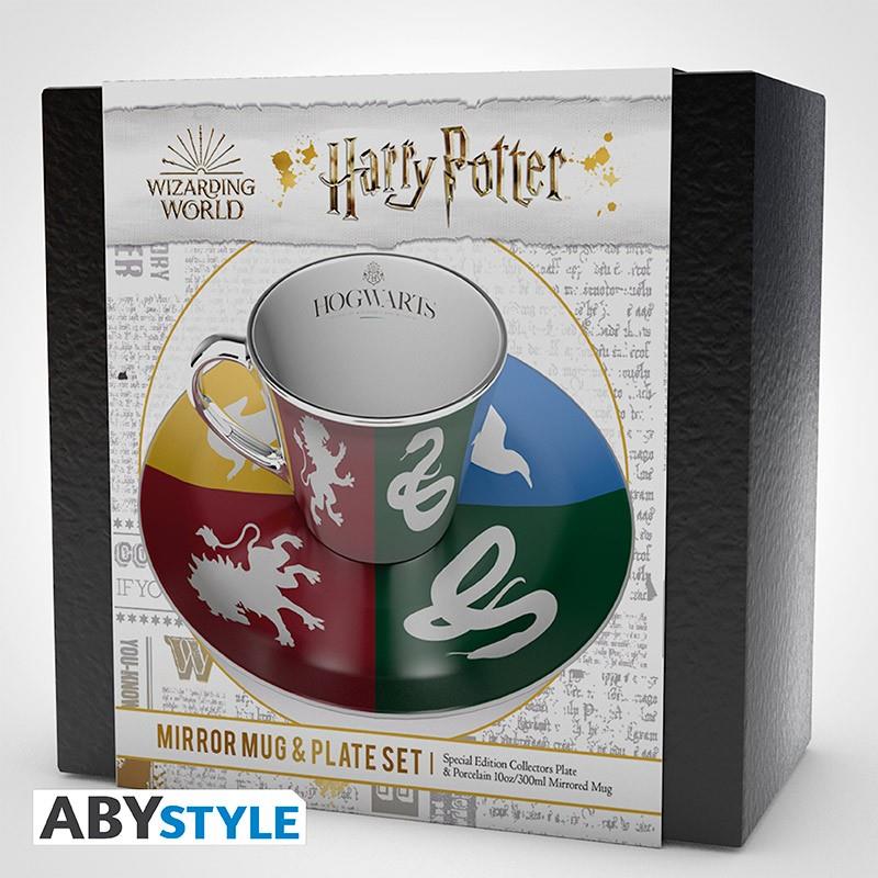 Harry Potter Mirror mug & plate Houses