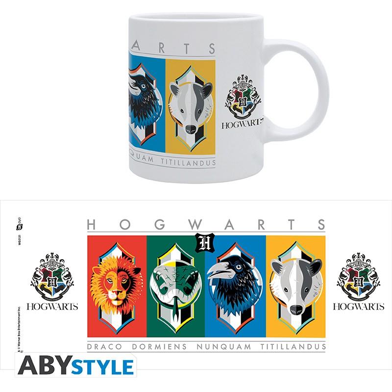Harry Potter Mug "House Crests Simple"