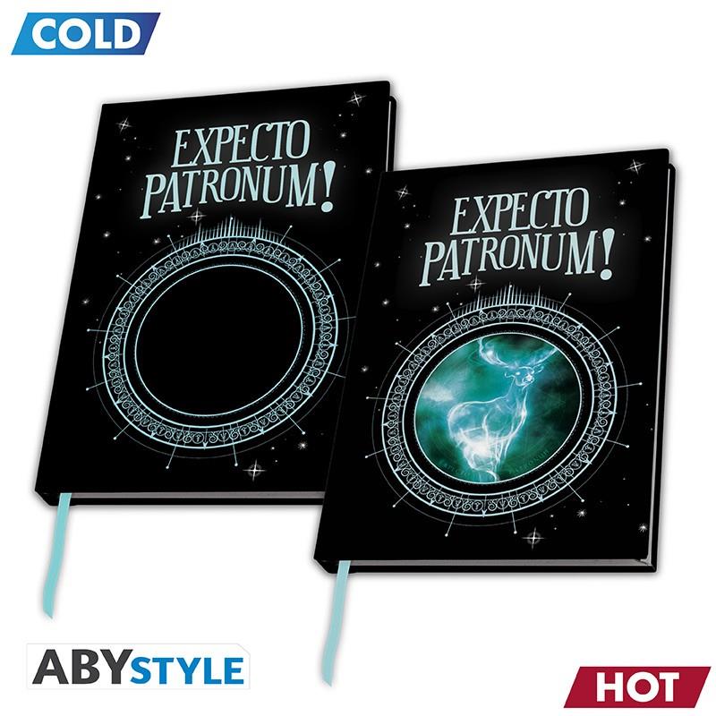 Harry Potter Premium A5 Heat Change Notebook Patronus