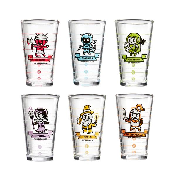 Heroes of Barcadia Base Game Pint Glass Set