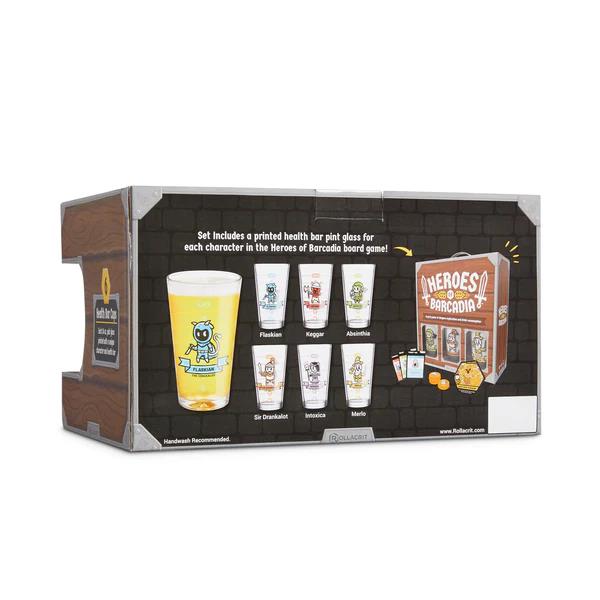 Heroes of Barcadia Base Game Pint Glass Set