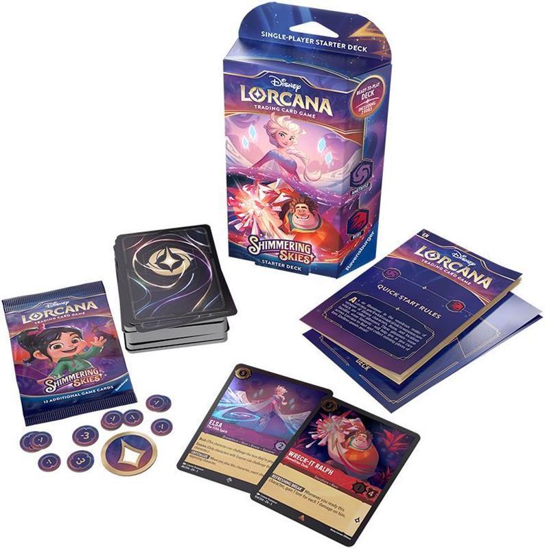 Disney Lorcana: Himmelsleuchten Starter-Deck (EN) Amethyst/Rubin