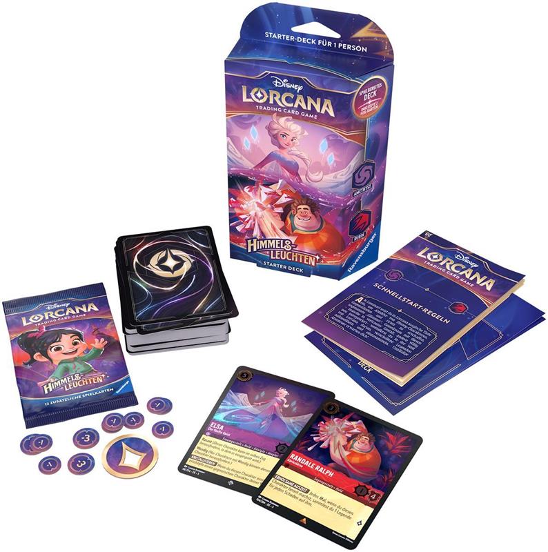 Disney Lorcana: Himmelsleuchten Starter-Deck (DE) Amethyst/Rubin