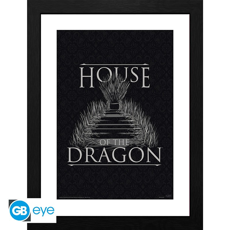 House of the Dragon Poster im Rahmen "Iron Throne"30 x 40 cm