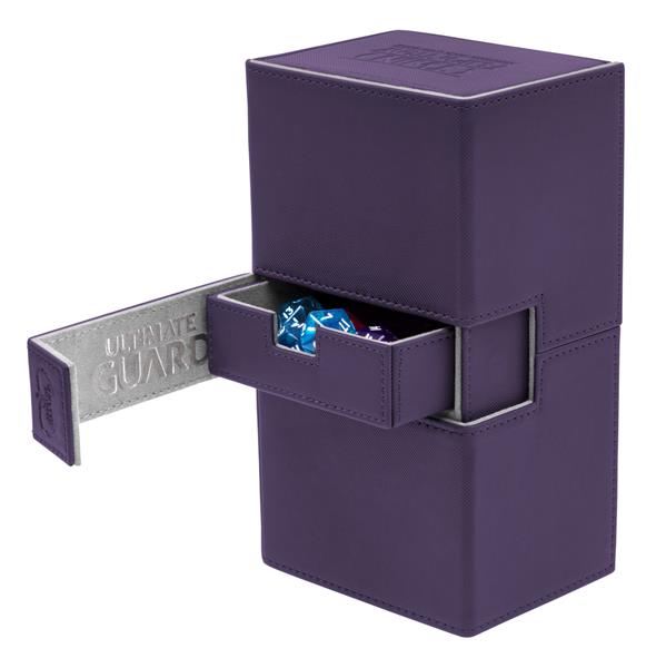 Ultimate Guard Twin Flip´n´Tray Deck Case 200+ Standardgröße XenoSkin Violett
