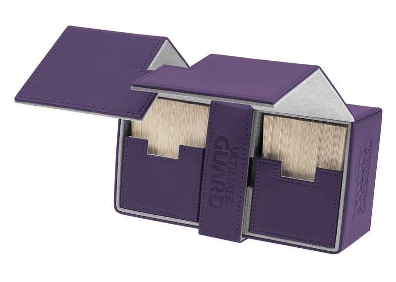 Ultimate Guard Twin Flip´n´Tray Deck Case 200+ Standardgröße XenoSkin Violett