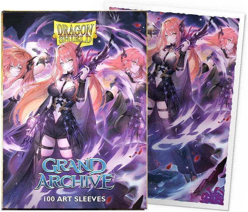 Dragon Shield Standard Sleeves - Matte Art Grand Archive: Tristan, Shadowdancer (Limited Edition)