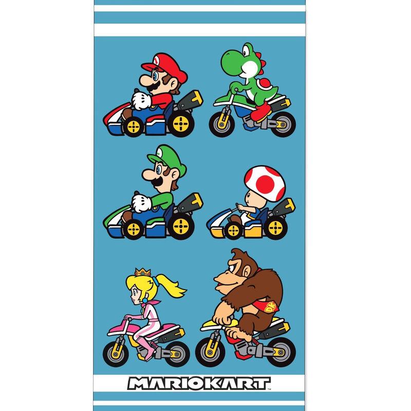 Nintendo Super Mario Cotton Beach Towel Mario Kart
