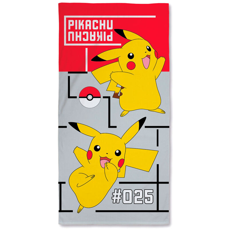 Pokemon Cotton Beach Towel Pikachu #25
