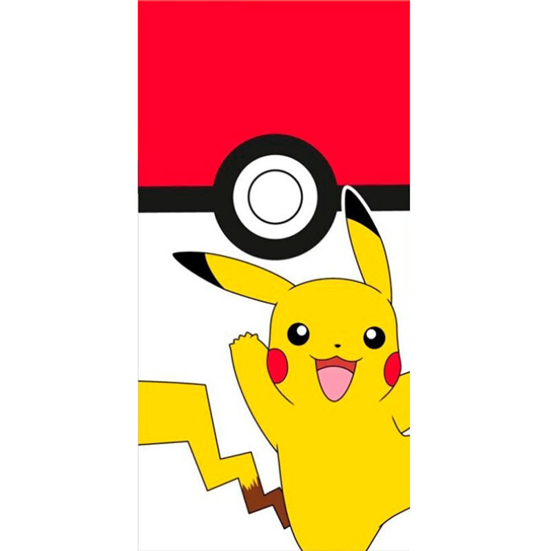 Pokemon Strandtuch aus Baumwolle "Pokeball"