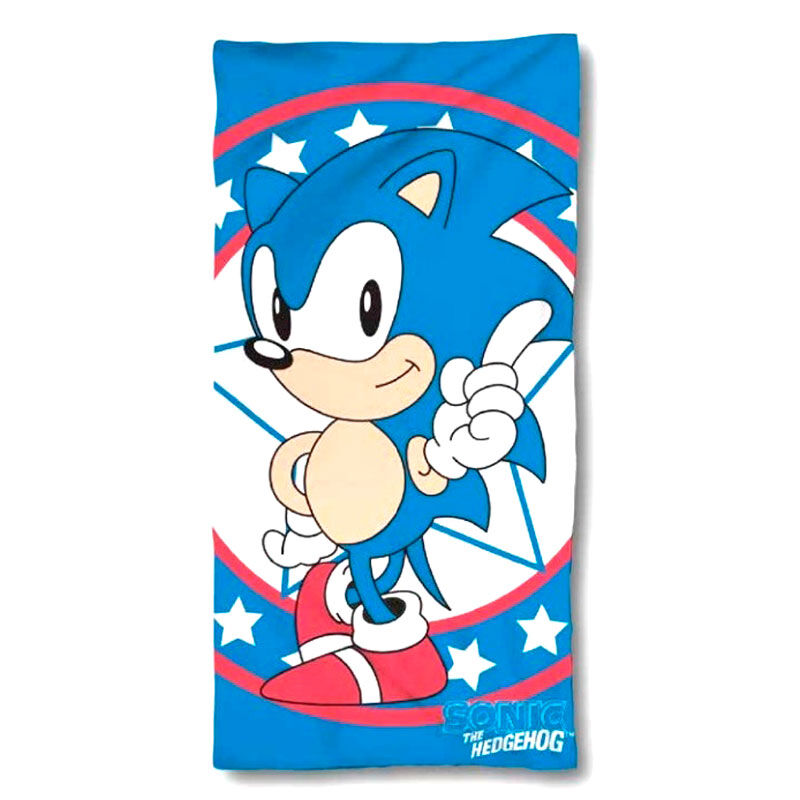 Sonic The Hedgehog Strandtuch aus Baumwolle