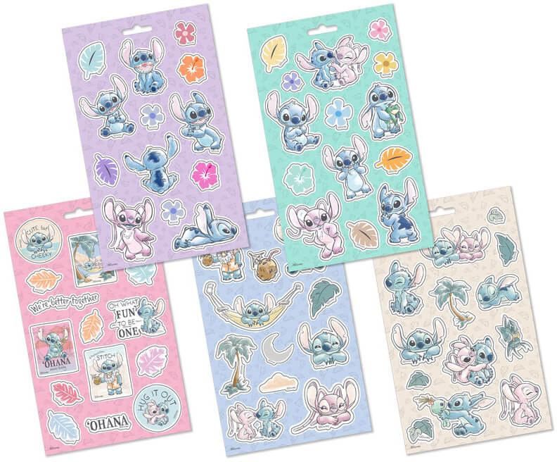 Disney Stitch Sticker Set (5 Sheets)