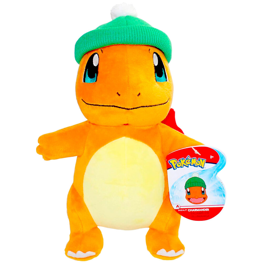 Pokémon Glumanda Plüsch 20 cm (mit Mütze)